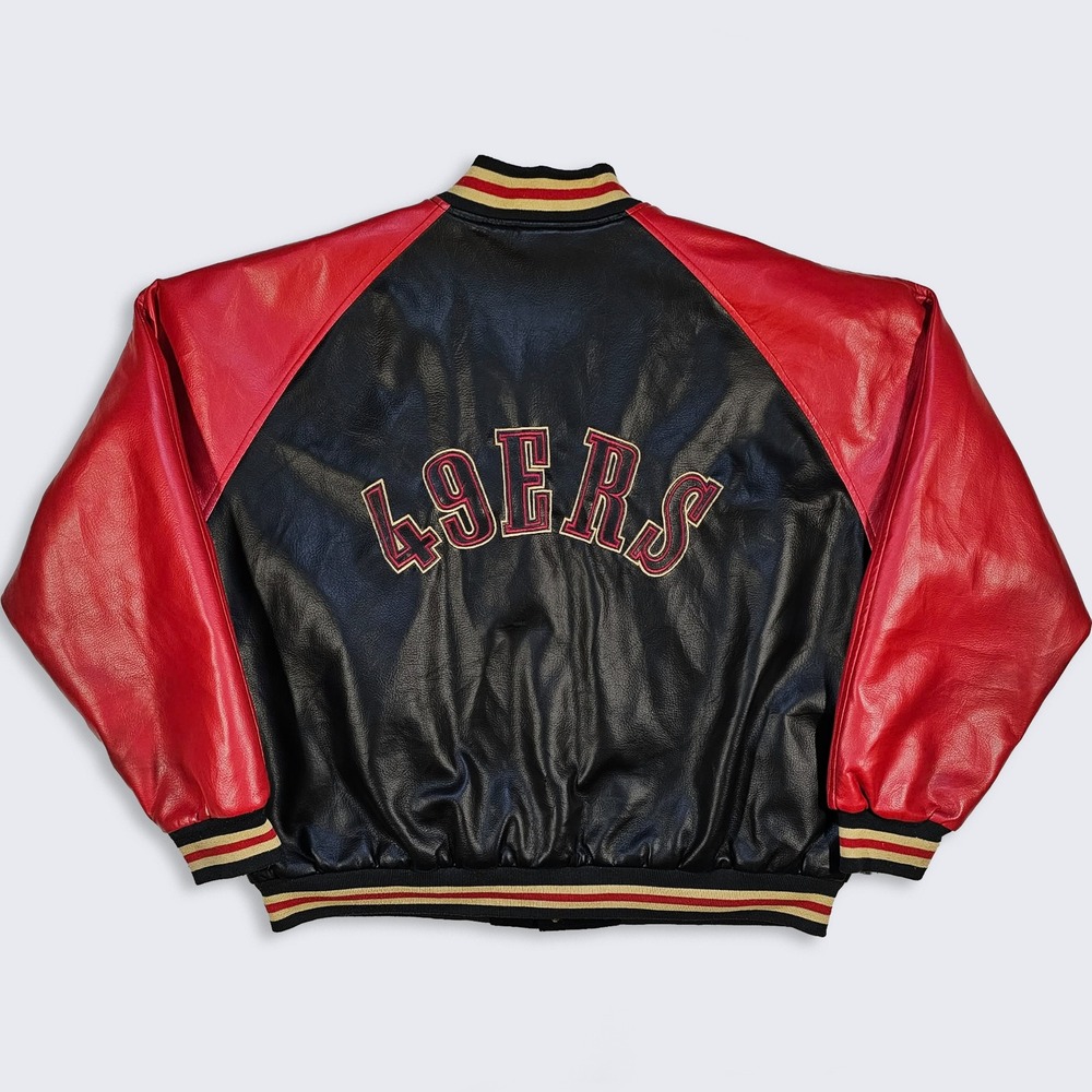 San Francisco 49ers Vintage 90s Game Day Varsity Jacket